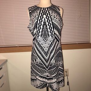Black and White Aztec Dress NWOT